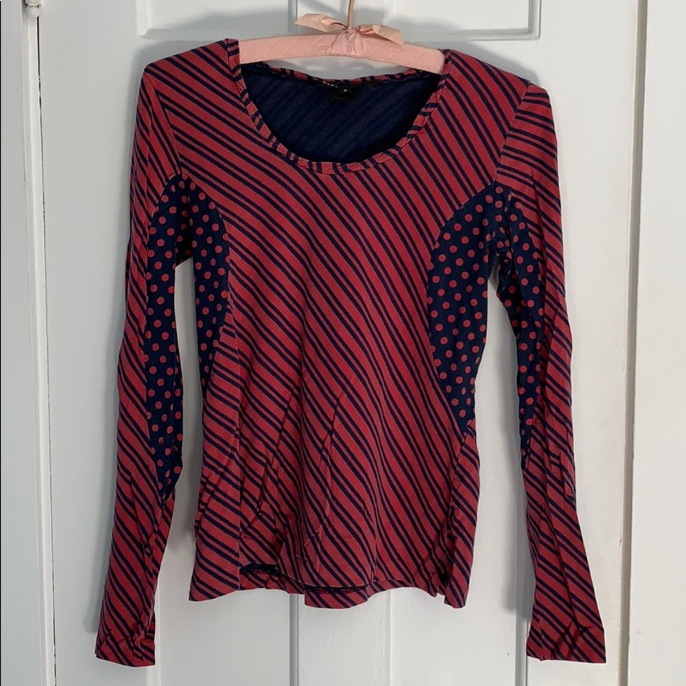 Marc Jacobs Mixed Print Long Tee.